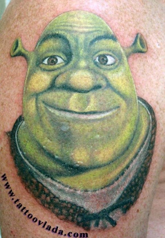 Shrek Tattoos 11