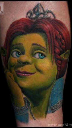 Shrek Tattoos 19