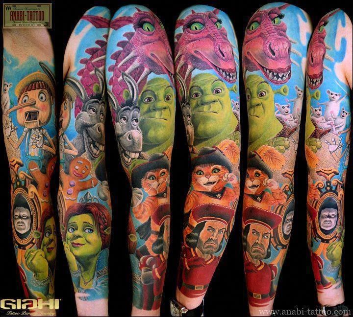 Shrek Tattoos 27