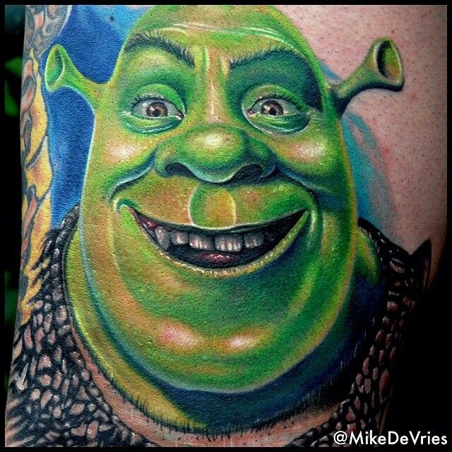 Shrek Tattoos 46