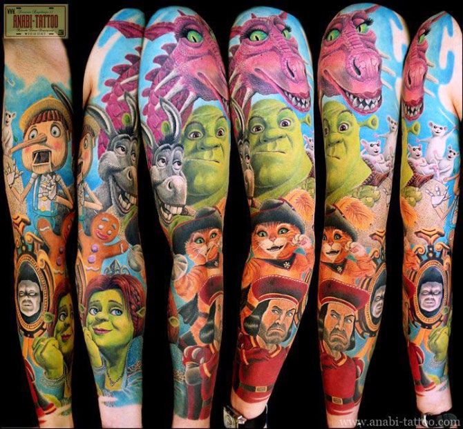 Shrek Tattoos 50