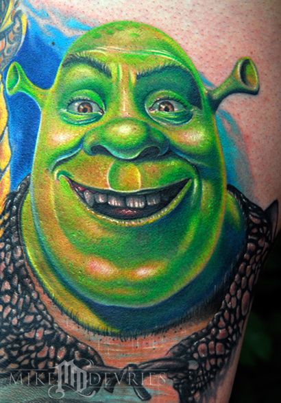 Shrek Tattoos 52