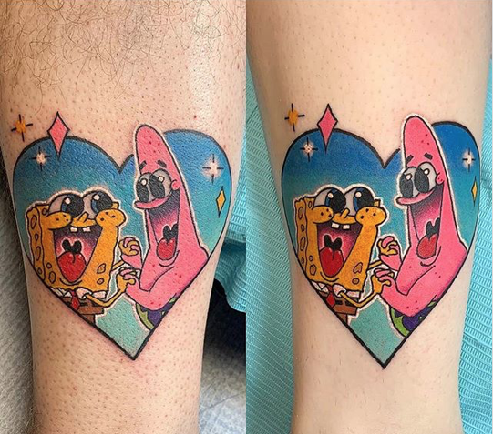 Spongebob Tattoo 1