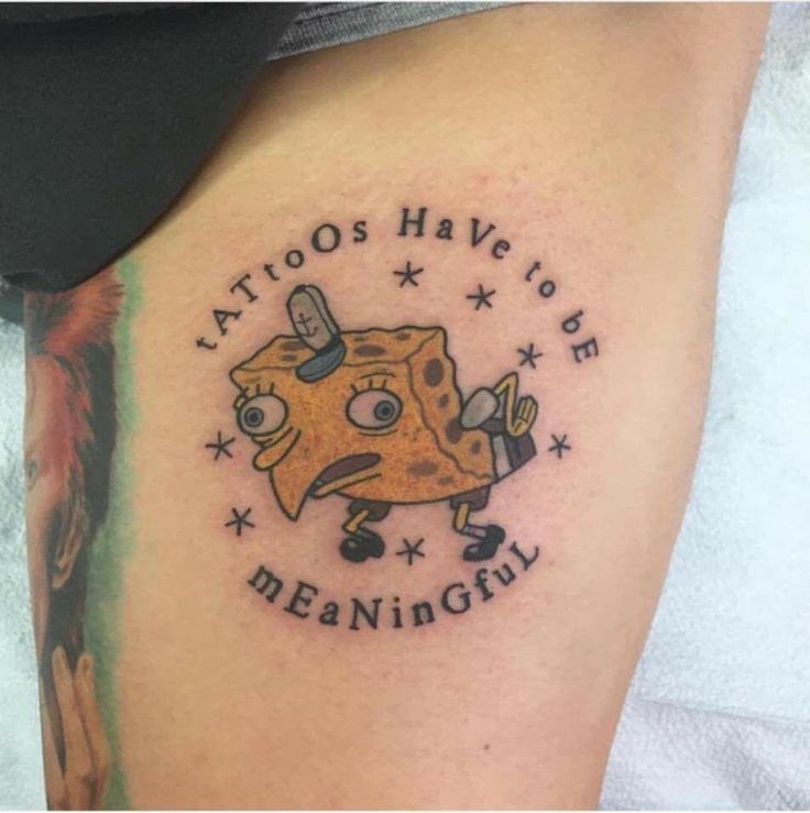 Spongebob Tattoo 119