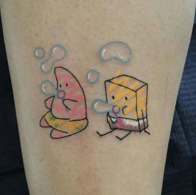 Spongebob Tattoo 164