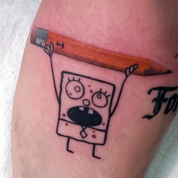 Spongebob Tattoo 17