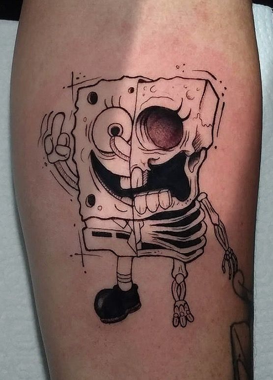 Spongebob Tattoo 182