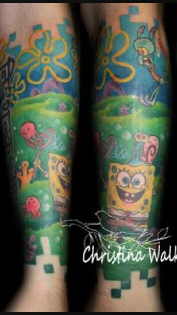Spongebob Tattoo 196