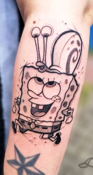 Spongebob Tattoo 29