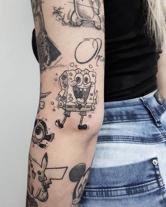 Spongebob Tattoo 43