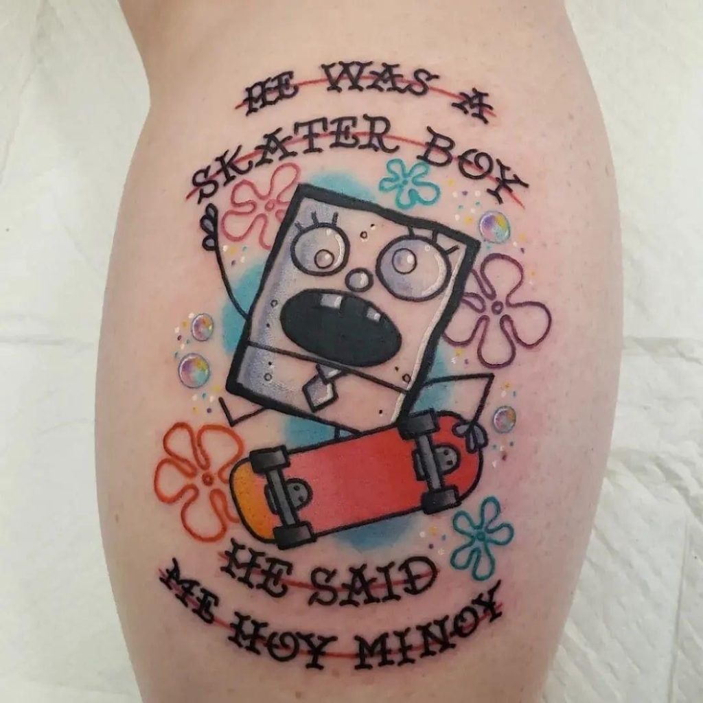 Spongebob Tattoo 53