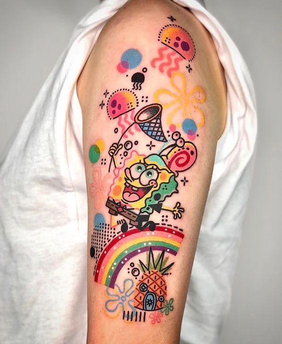 Spongebob Tattoo 59