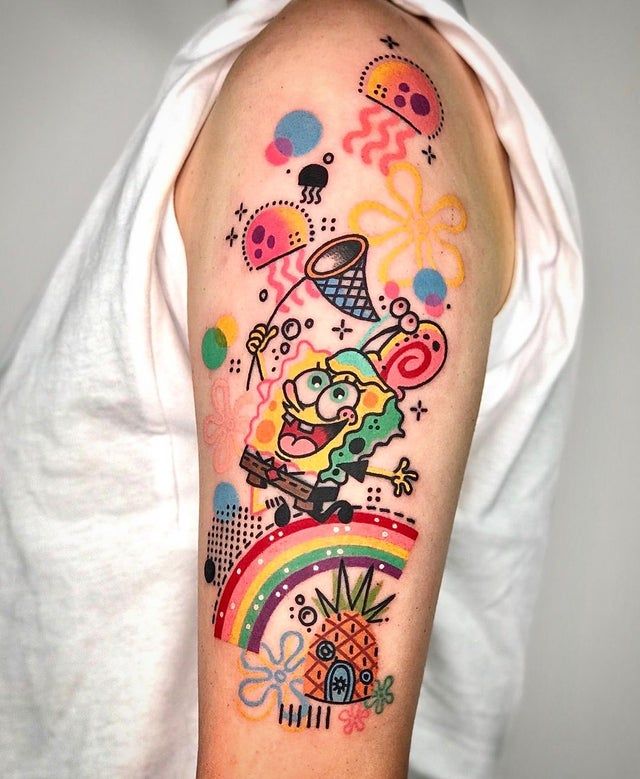 Spongebob Tattoo 68