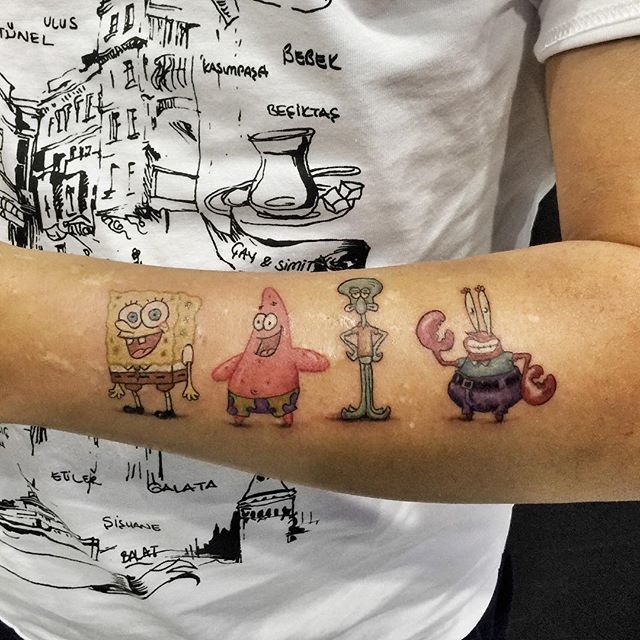 Spongebob Tattoo 69