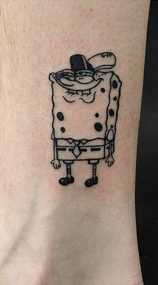 Spongebob Tattoo 7