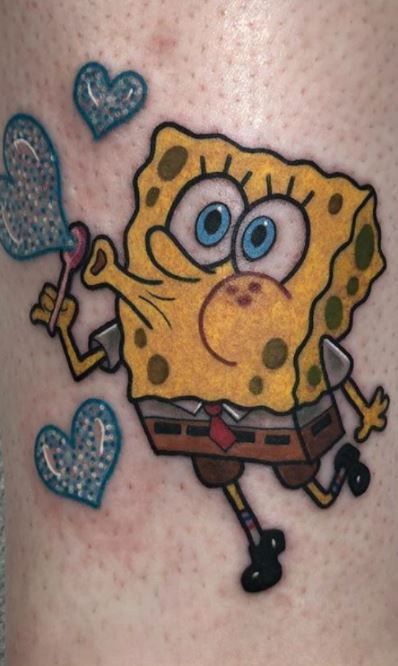 Spongebob Tattoo 96