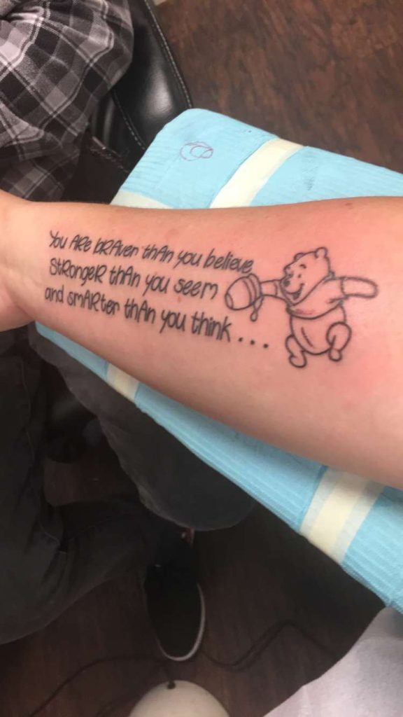 Winnie The Pooh Tattoo 109