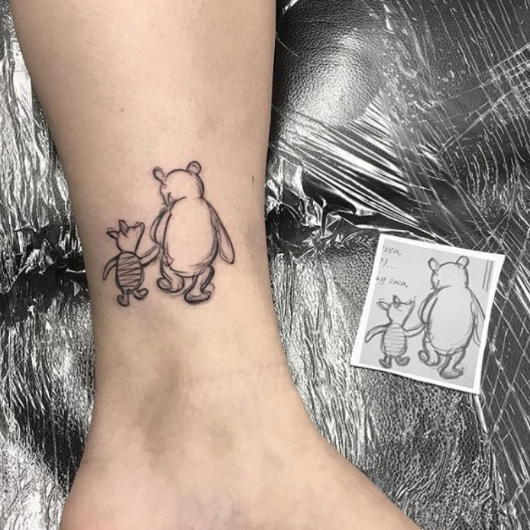 Winnie The Pooh Tattoo 11