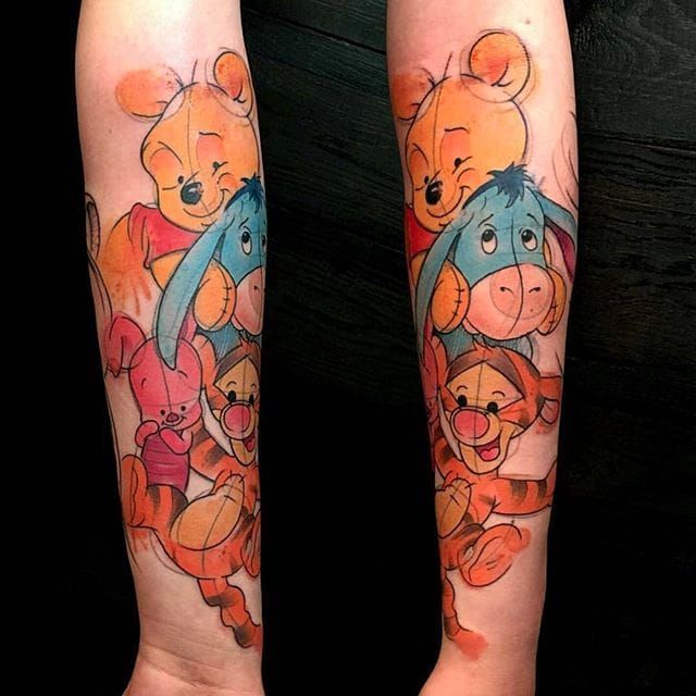 Winnie The Pooh Tattoo 112