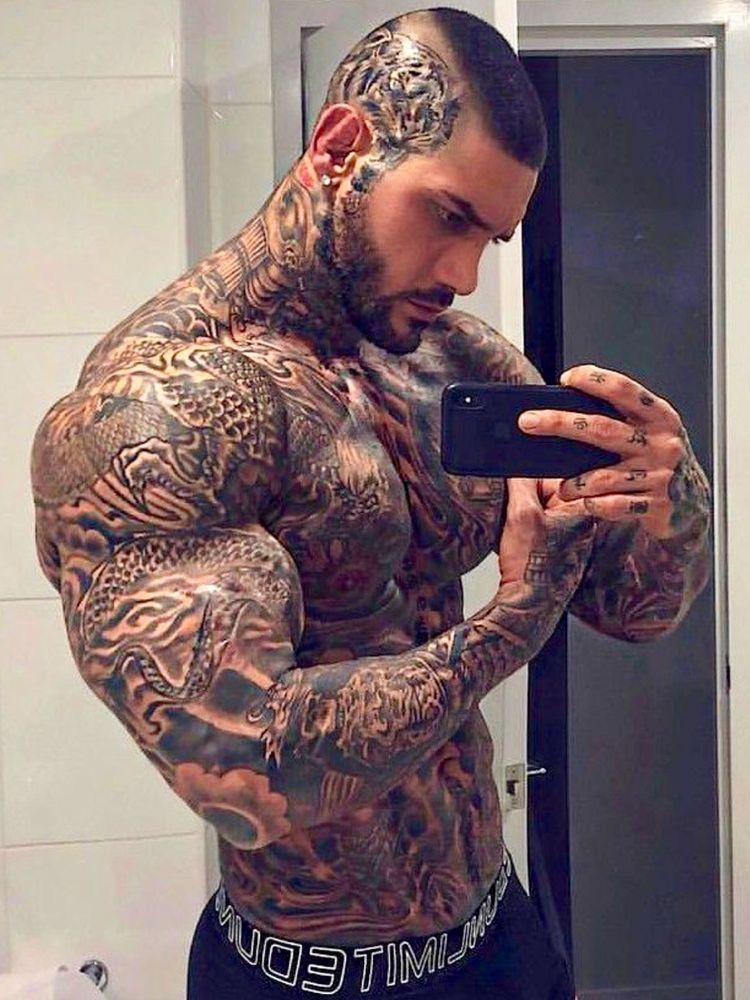 Bodybuilding Tattoo 116