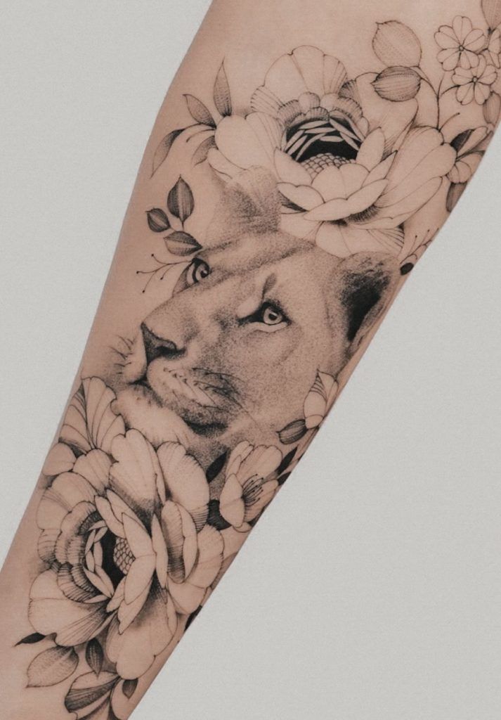Lioness Tattoo 100