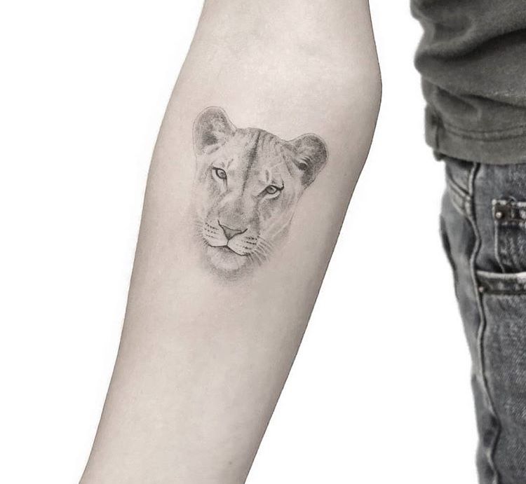 Lioness Tattoo 108
