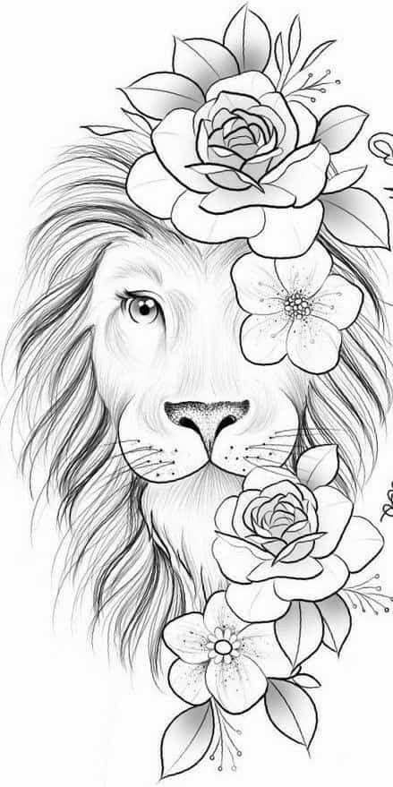 Lioness Tattoo 110