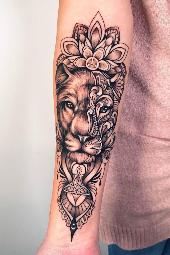 Lioness Tattoo 128