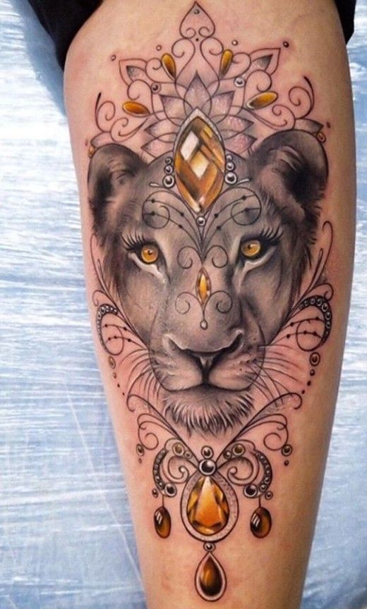 Lioness Tattoo 140