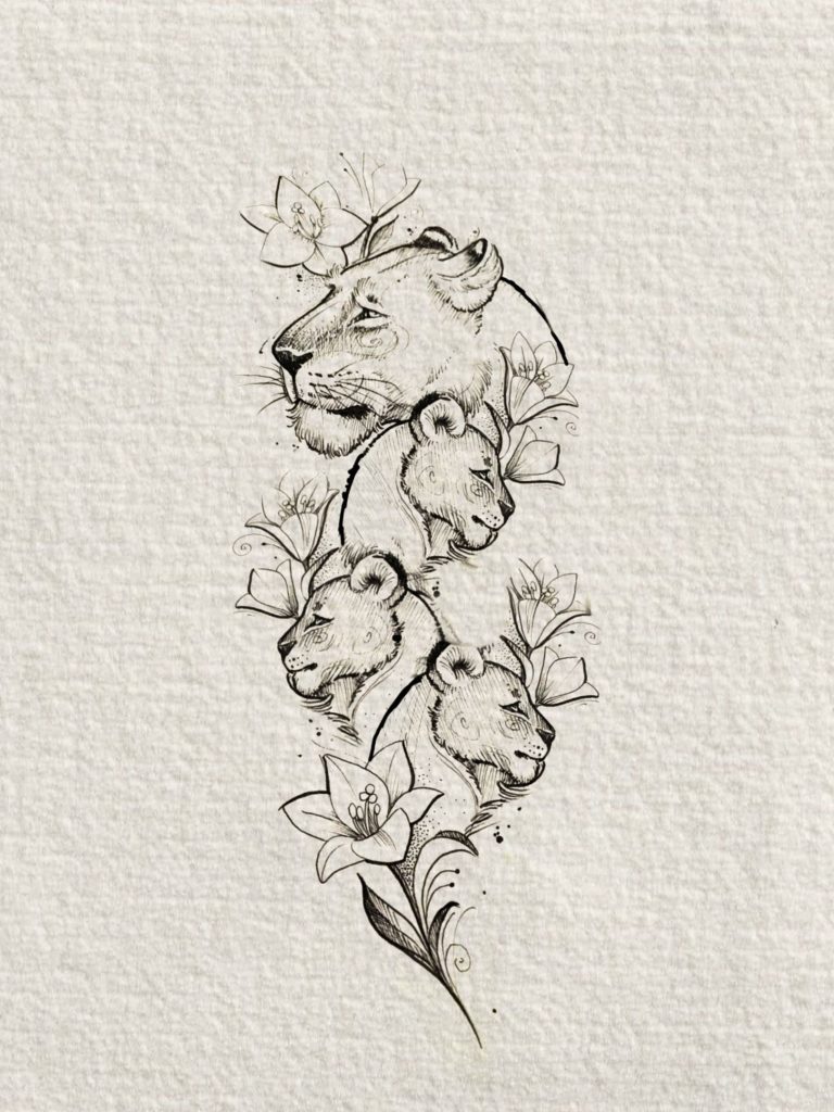 Lioness Tattoo 166