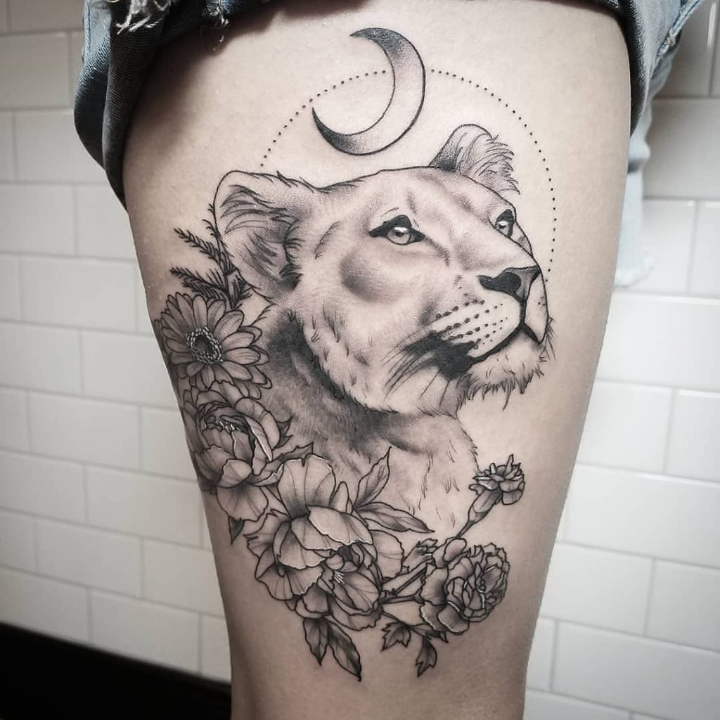 Lioness Tattoo 167