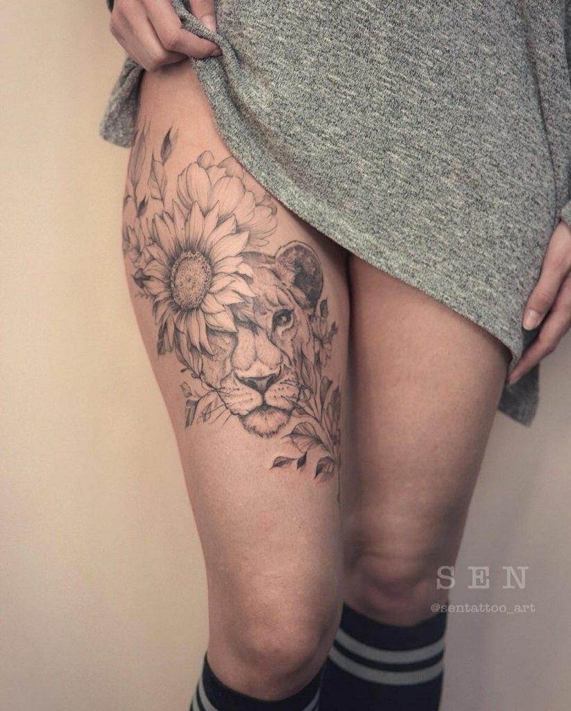 Lioness Tattoo 173