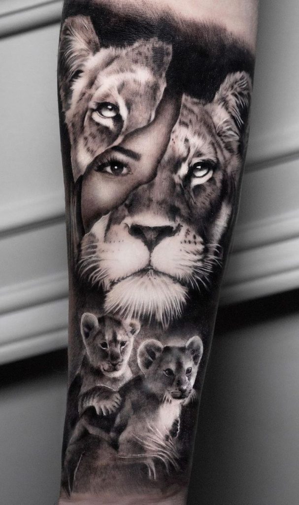 Lioness Tattoo 180
