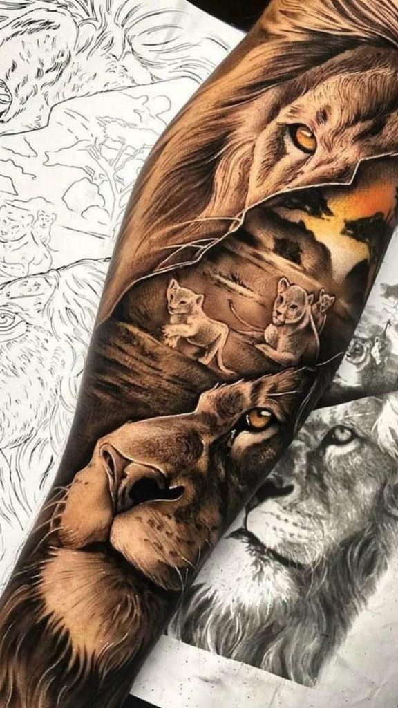 Lioness Tattoo 205
