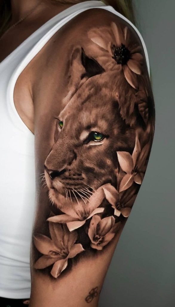 Lioness Tattoo 210