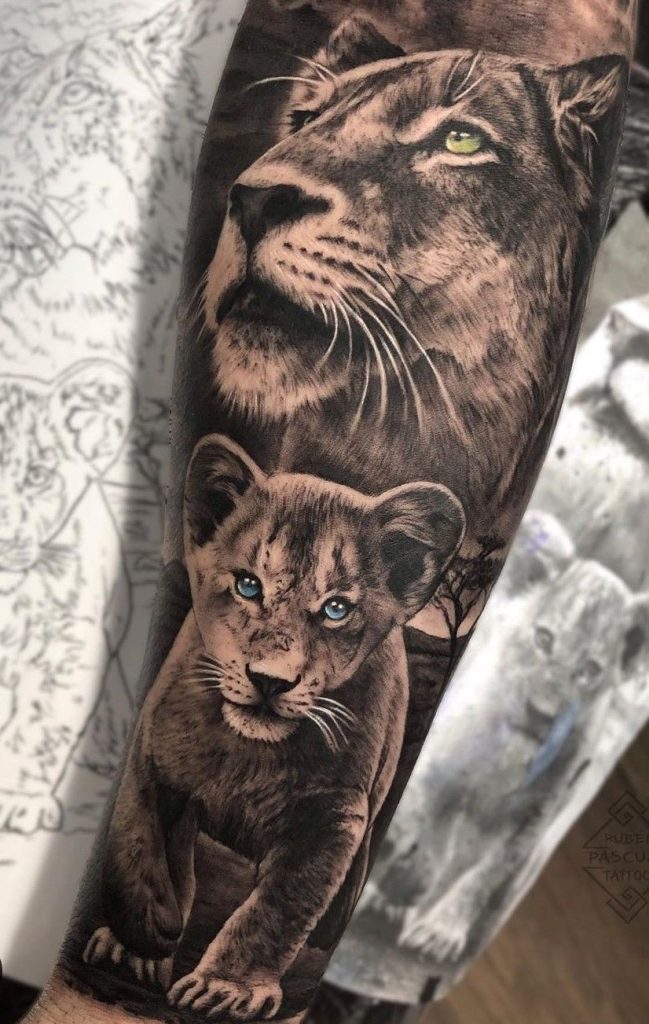 Lioness Tattoo 214