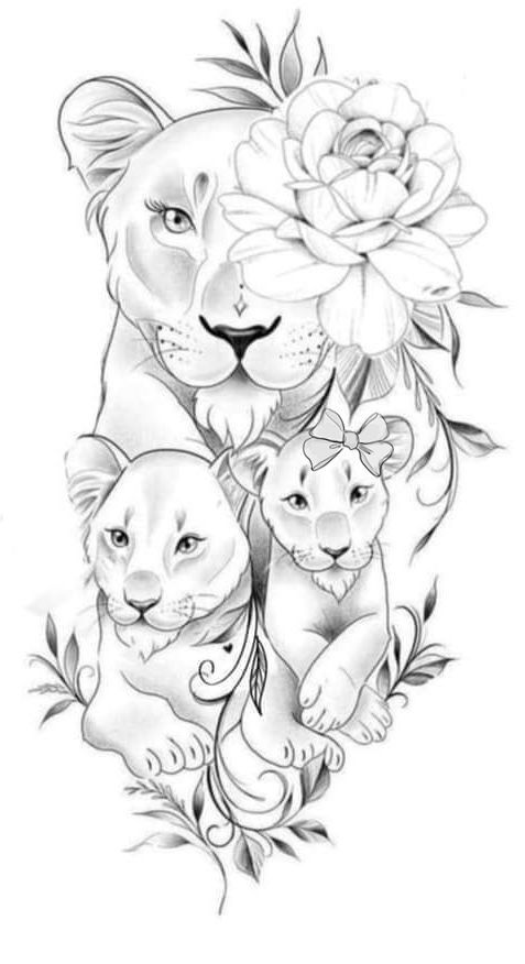Lioness Tattoo 60