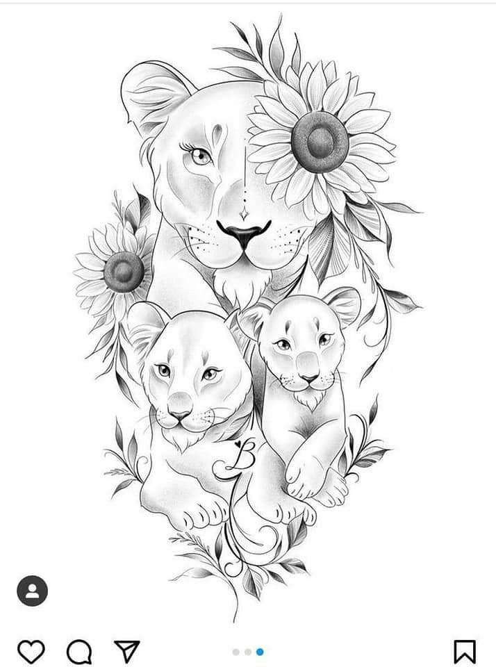 Lioness Tattoo 66