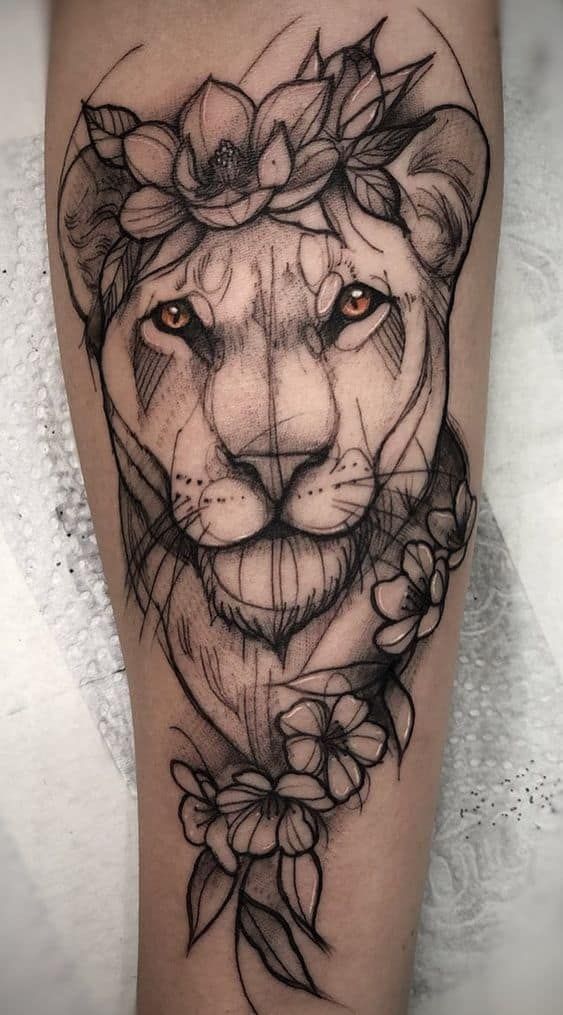 Lioness Tattoo 77