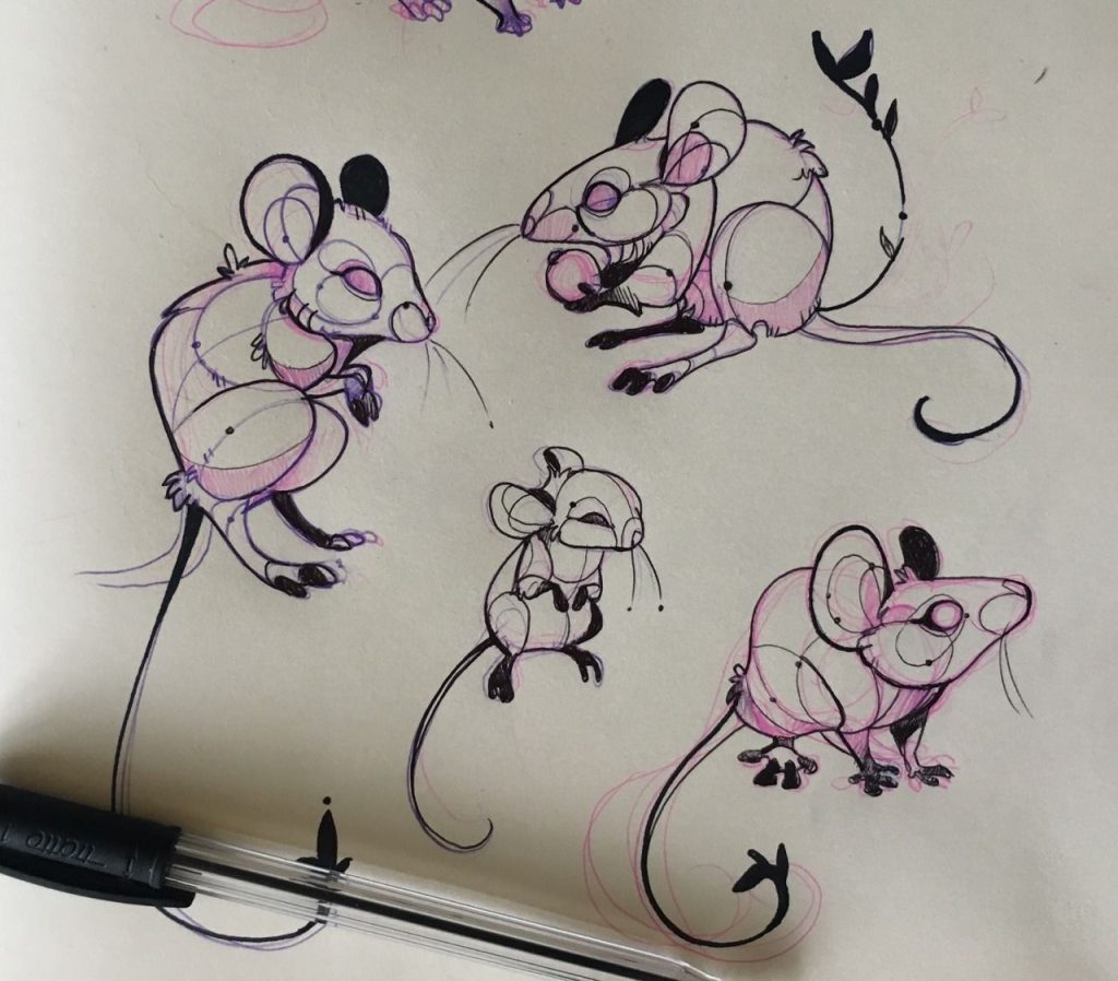 Mouse Tattoo 156