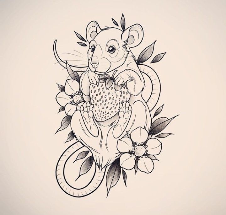 Mouse Tattoo 181