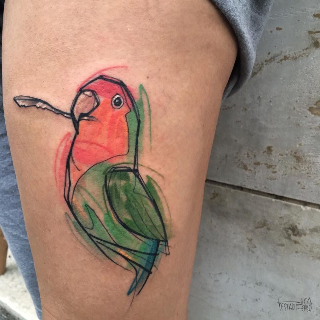Parrot Tattoo 135
