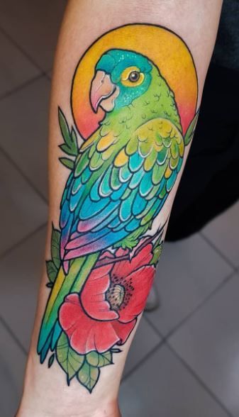 Parrot Tattoo 142