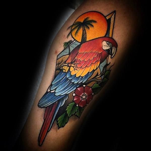 Parrot Tattoo 150