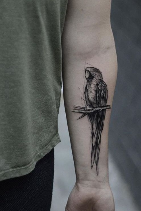 Parrot Tattoo 159