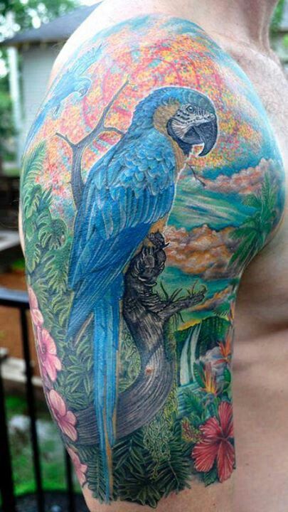 Parrot Tattoo 170