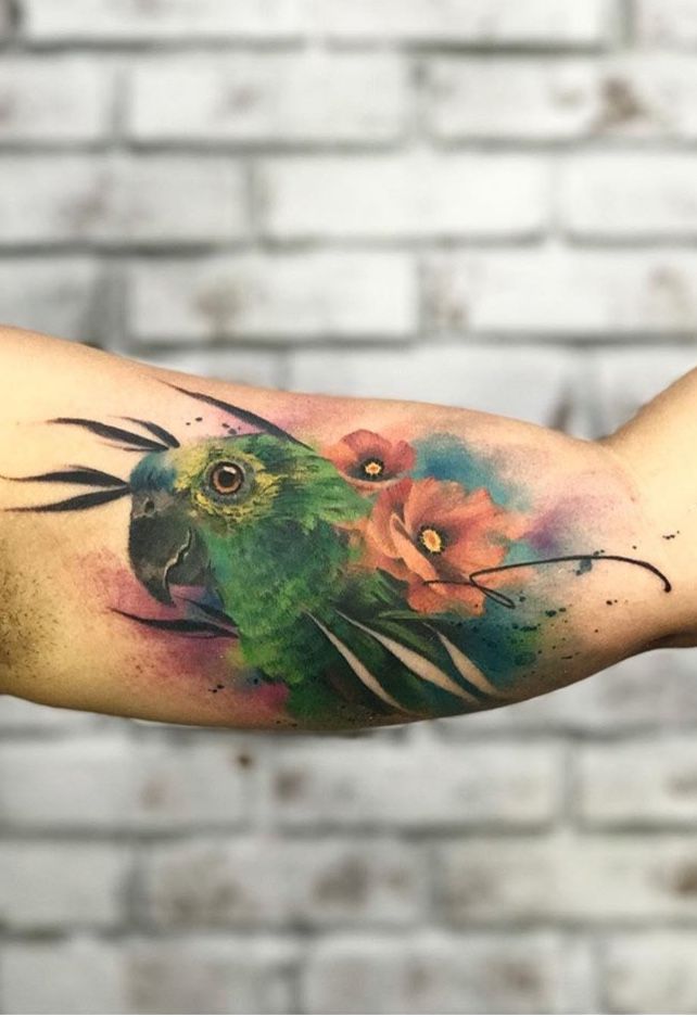 Parrot Tattoo 171