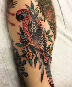 Parrot Tattoo 183
