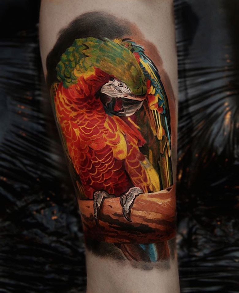 Parrot Tattoo 199