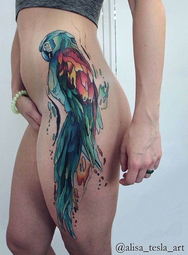 Parrot Tattoo 200